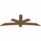 Ekena Millwork Alberta Smooth Timber Gable Bracket, Western Red Cedar, 72"W x 27"H x 1 1/2"D x 5 1/2"F, 9/12 Pitch GBW072X27X0206ALB00SWR - alternate 4